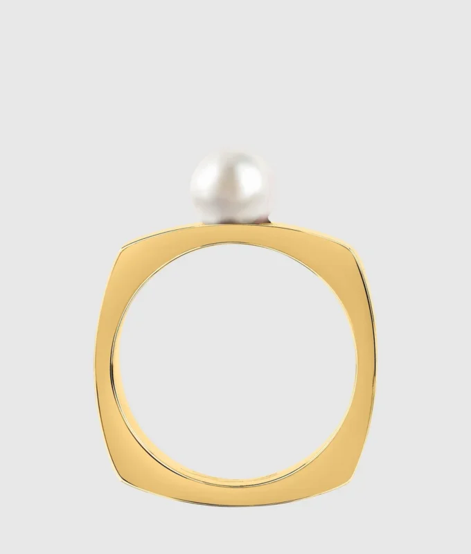 Signatur firkantet ring