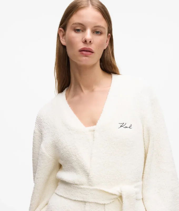Signatur fleece lounge cardigan