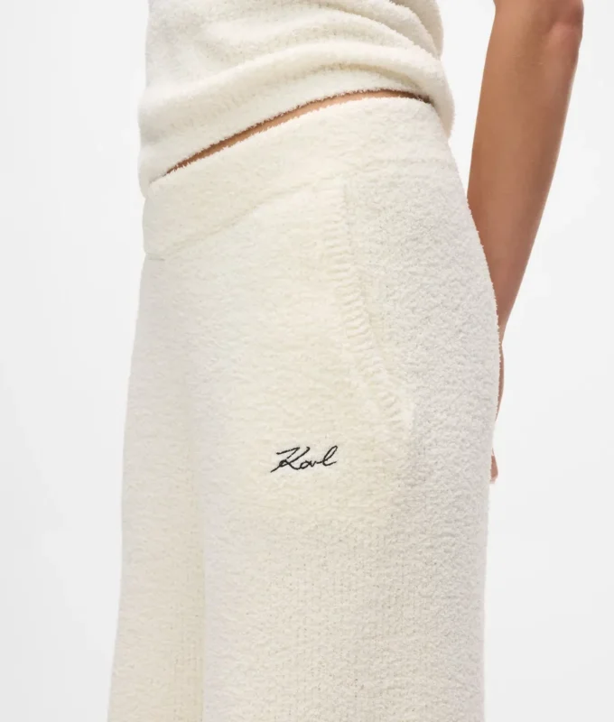 Signatur fleece-loungebukser