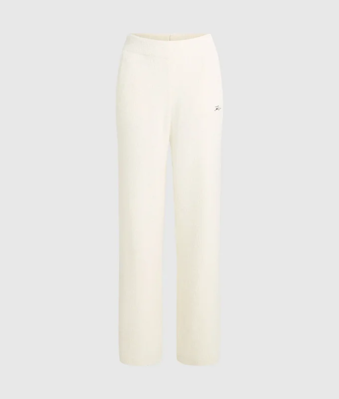 Signatur fleece-loungebukser