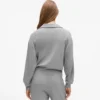 Signatur-loungesweatshirt med lynlås