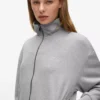 Signatur-loungesweatshirt med lynlås