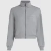 Signatur-loungesweatshirt med lynlås