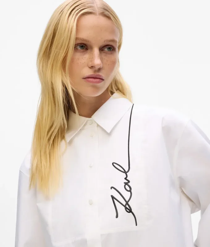 Signatur poplin skjorte