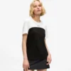 Signatur-T-shirt i monokrom