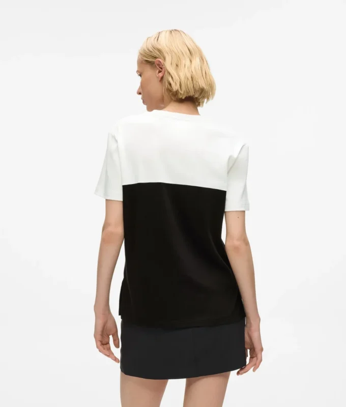 Signatur-T-shirt i monokrom