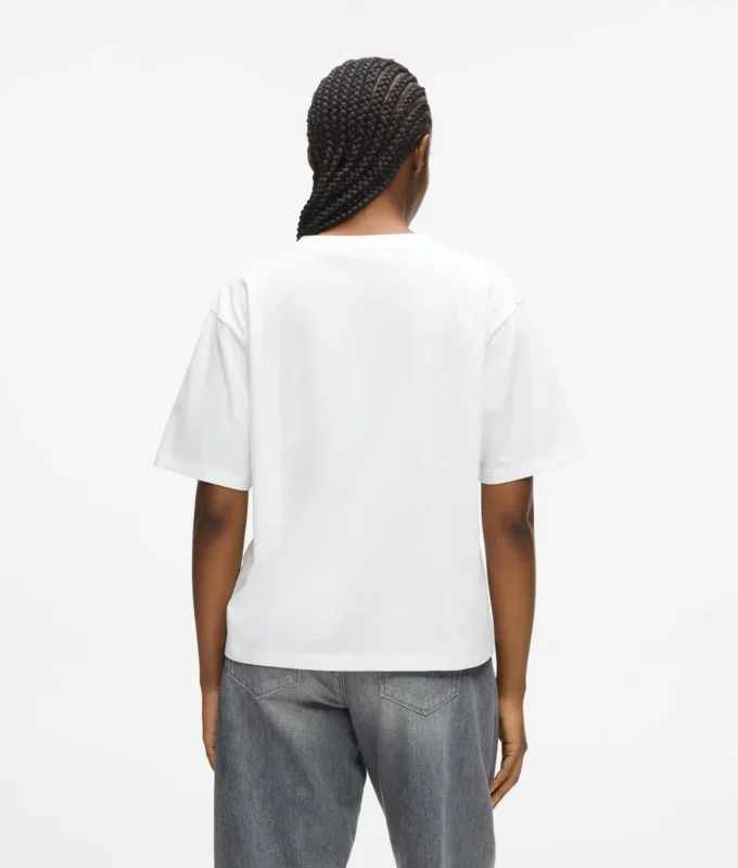 Signatur-T-shirt med V-hals