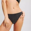 Signatur-thong i metallic