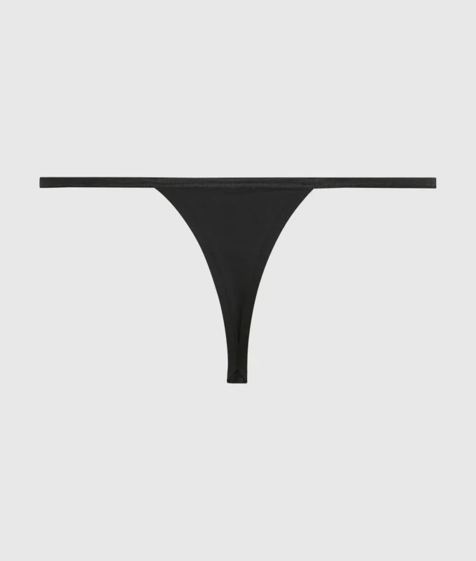 Signatur-thong med høj benudskæring
