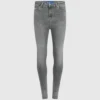 Skinny jeans med høj talje