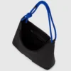 Skuldertaske i nylon med snor