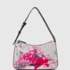 Skuldertaske med graffititryk