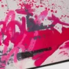 Skuldertaske med graffititryk