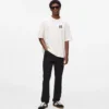 Slim jeans med metalliske detaljer
