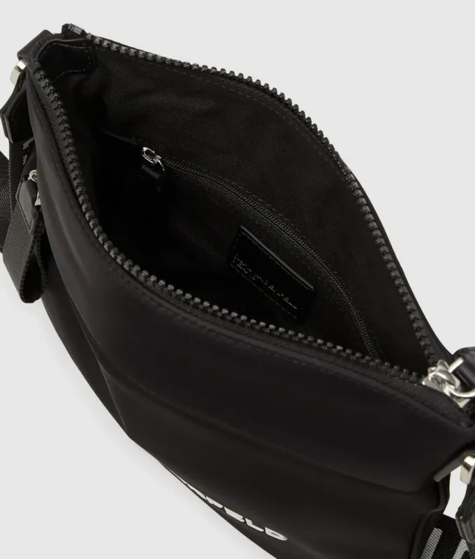 Smal crossbody-taske med logo