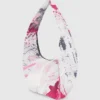 Stor hobo-taske med malerprint