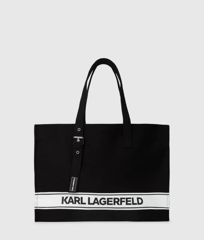 Strandtaske med logo