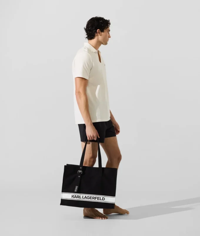 Strandtaske med logo