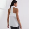 STRAPLESS POPLIN SKJORTE