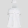 STRAPLESS POPLIN SKJORTE
