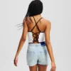 STRAPPY TOP MED PIPING-DETALJER