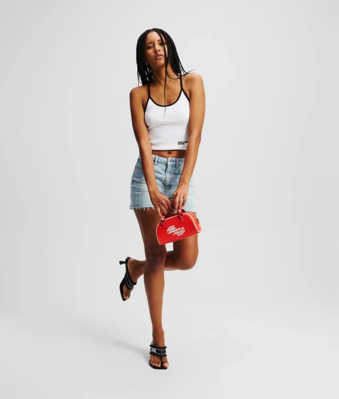 STRAPPY TOP MED PIPING-DETALJER