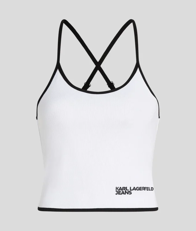 STRAPPY TOP MED PIPING-DETALJER