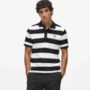 Stribet poloshirt