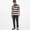 Stribet poloshirt