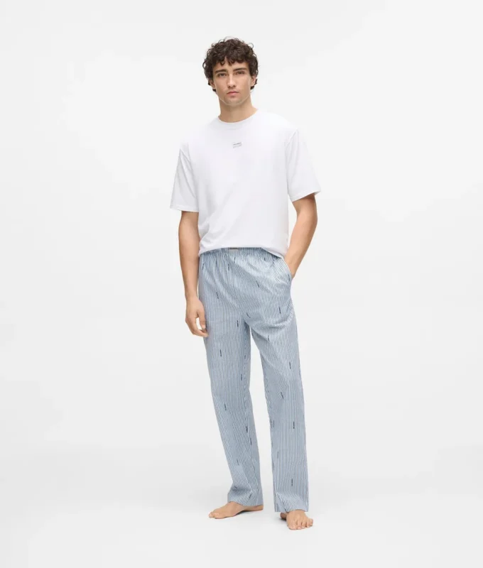 Stribet pyjamasæt