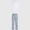 Stribet pyjamasæt
