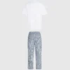 Stribet pyjamasæt