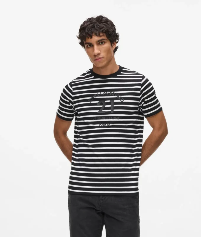 Stribet T-shirt