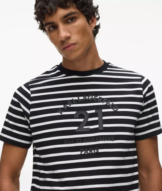 Stribet T-shirt
