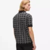 Strikket poloshirt