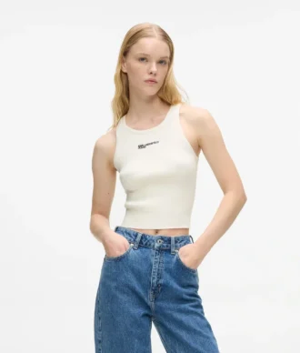Strikket tanktop