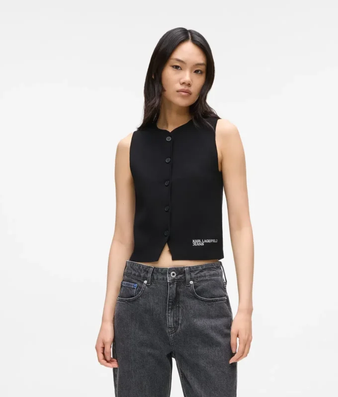Strikket vest
