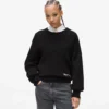 Sweater med ballonærmer
