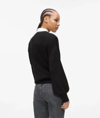 Sweater med ballonærmer