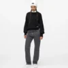 Sweater med ballonærmer