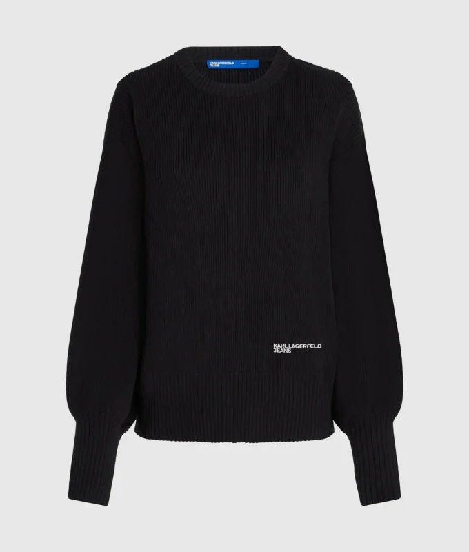Sweater med ballonærmer