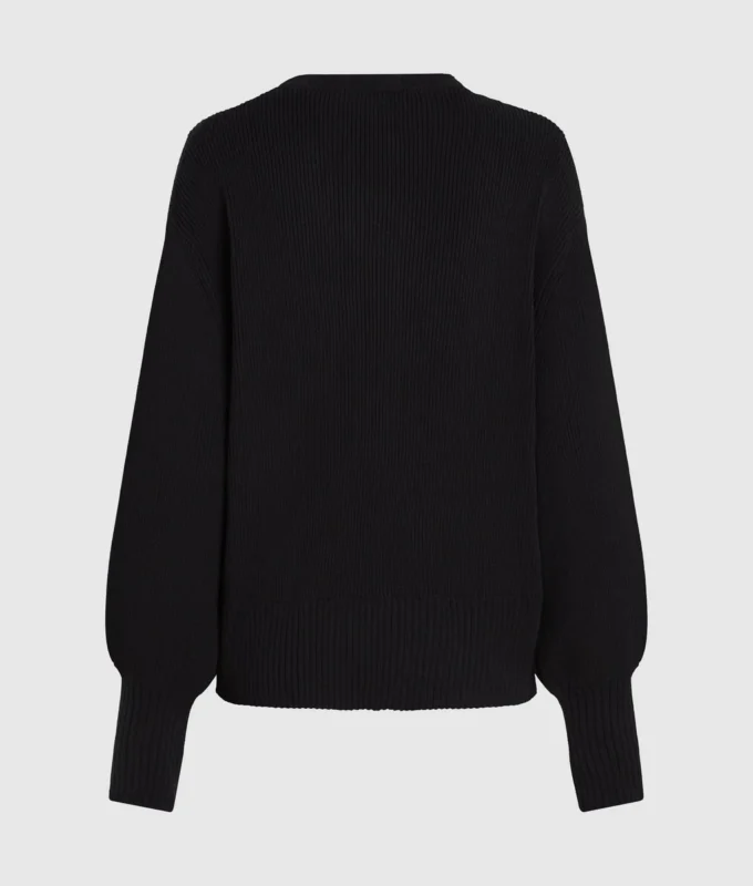 Sweater med ballonærmer