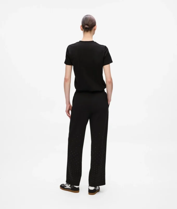 Sweatpants med rhinestones