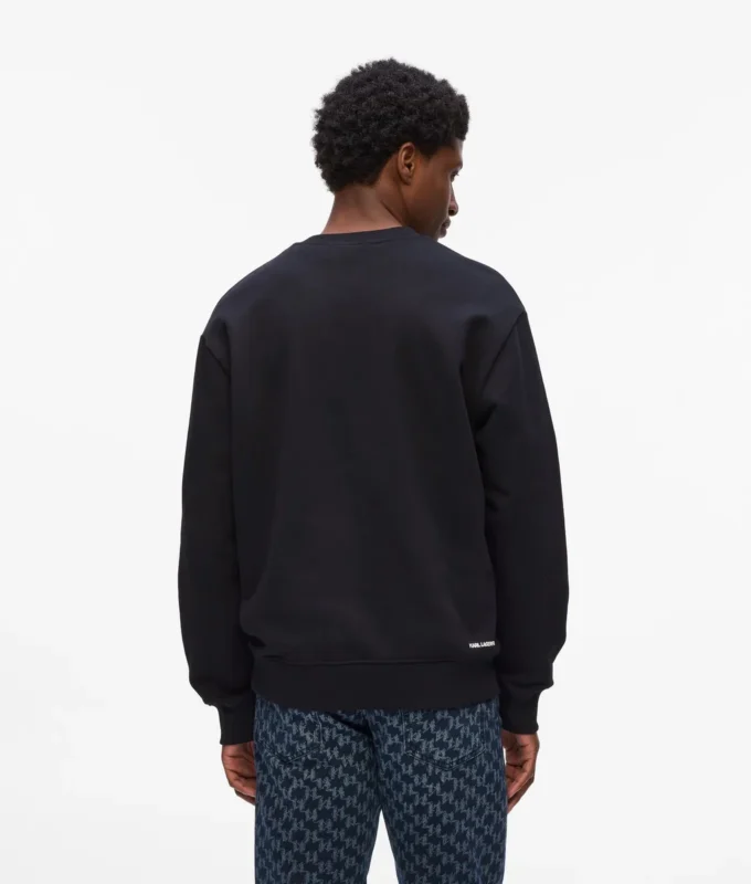 Sweatshirt med grafisk monogram