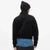 Sweatshirt med halv lynlås