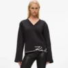 Sweatshirt med karakteristisk kant