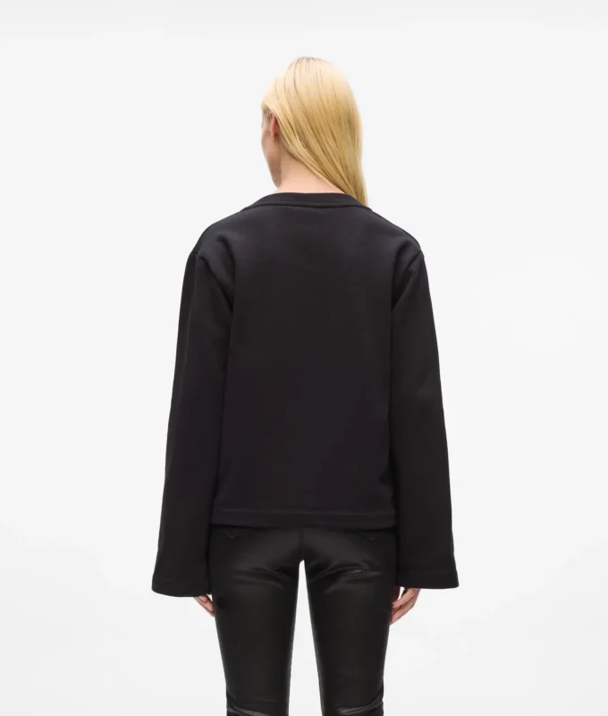 Sweatshirt med karakteristisk kant