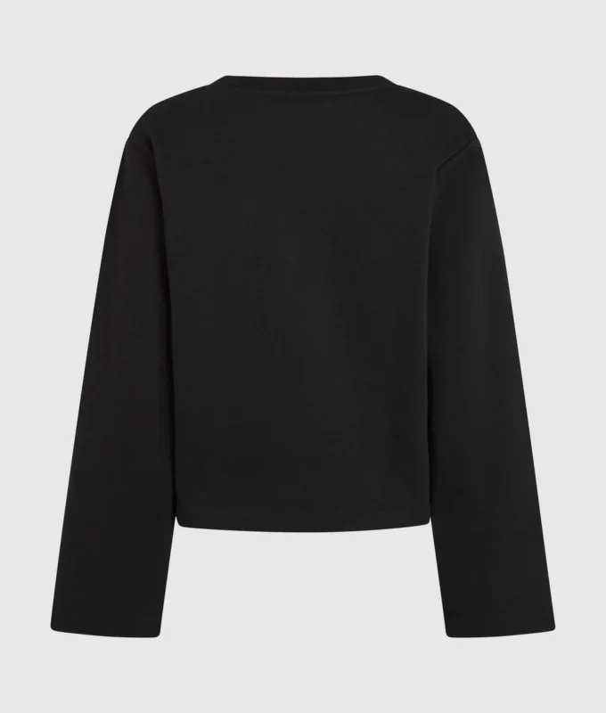 Sweatshirt med karakteristisk kant
