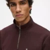 Sweatshirt med kvart lynlås
