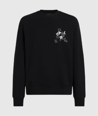 Sweatshirt med logo-bogstaver
